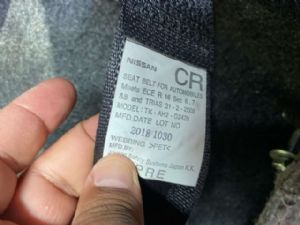 Nissan Note E12L 2016-2019 RF Seat Belt